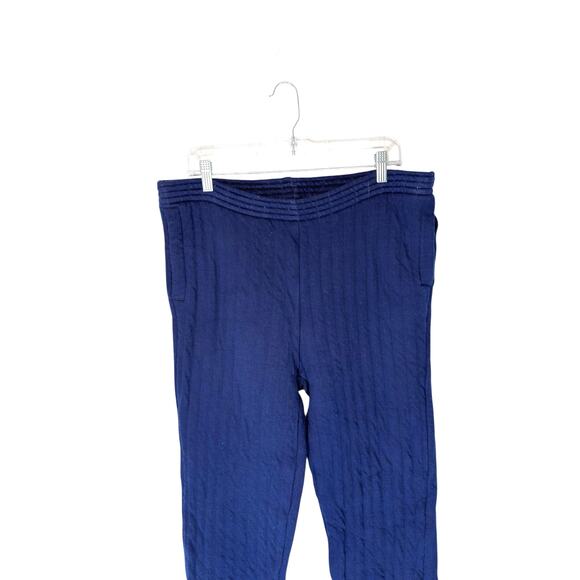 Patagonia Thermal Pants Men's Navy Pull On Stretch Base Layer Warm Cozy Large - Picture 3 of 13